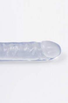 Двухсторонний фаллоимитатор Crystal Jellies - 45 см.