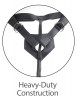 Кофейный поясной страпон Strap-On Harness with 9