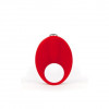 Красное эрекционное кольцо с вибрацией Tlc CaliberVibrating Silicone Cock Ring