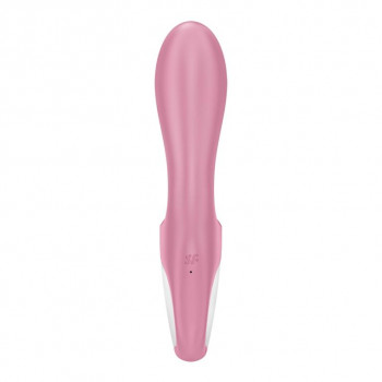 Розовый вибратор-кролик с расширением Air Pump Bunny 2 - 20,4 см.