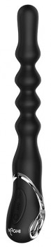 Черный анальный вибратор Naghi NO.30 - 26 см.