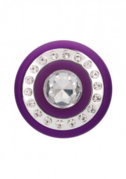 Фиолетовый универсальный массажер Wand Pearl - 20 см.